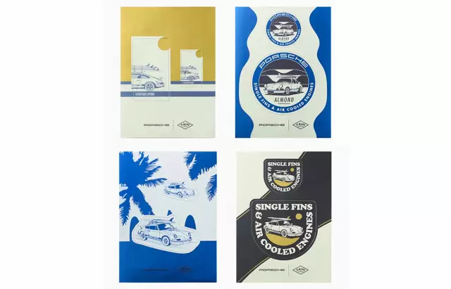 Porsche x Almond Sticker Set : Suncoast Porsche Parts & Accessories